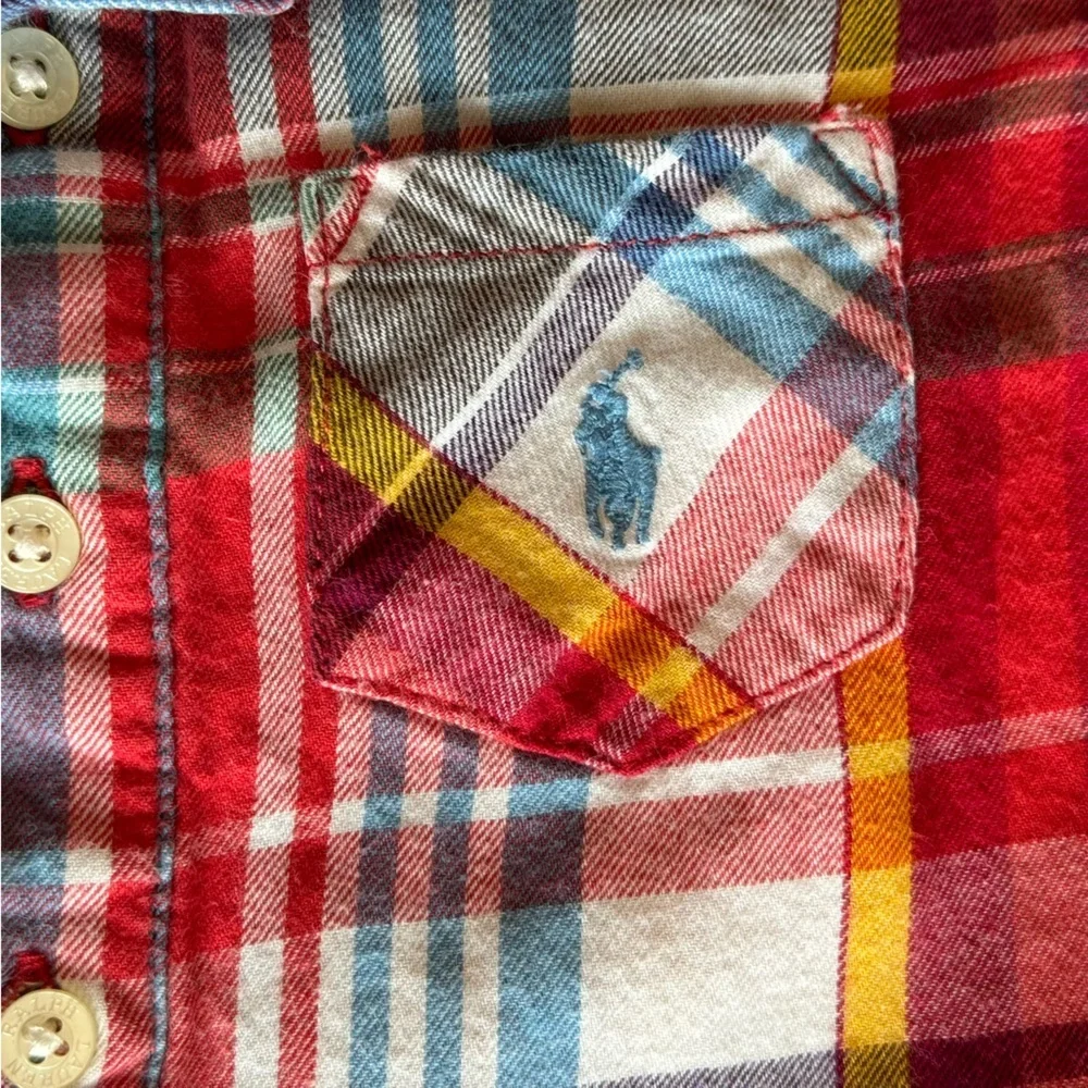 Ralph Lauren One Piece Plaid Outfit 6 months